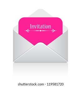 Invitation card vector illustration