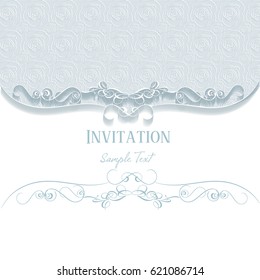 Invitation card vector illustration