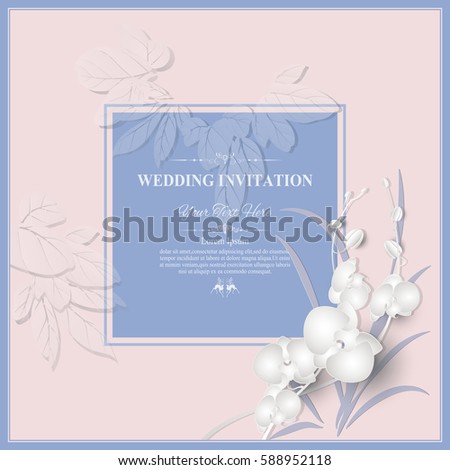 Invitation card or wedding card with floral pattern on background ,Contemporary vintage art, frame,motifs, elements. Vector decorative retro greeting card or invitation design. vector illustration.