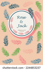 Invitation card for wedding and functions 
