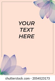 invitation card, wedding, mother's day, first spring day, woman's day, birthday, banner, message, social networking, its, line art style holidays, work vector your text here