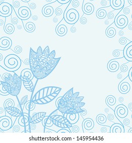 Invitation card wedding vector illustration