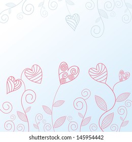 Invitation card wedding vector illustration