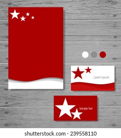 Invitation cards with Floral background. Vector illustration.