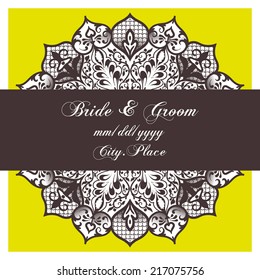 Invitation cards with floral elements