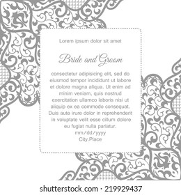 Invitation cards with floral elements