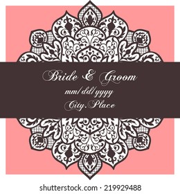Invitation cards with floral elements
