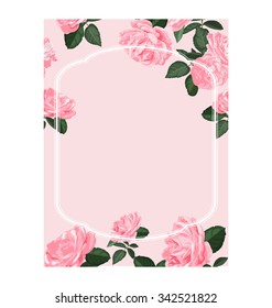 invitation cards with floral elements.