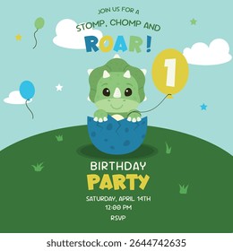 Invitation to a children's birthday party