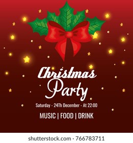 invitation to Christmas party