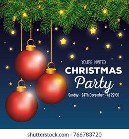 invitation to Christmas party
