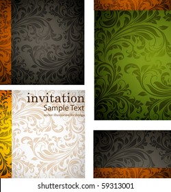 invitation complete card set