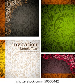 invitation complete card set