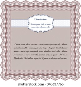 Invitation. Complex design. Customizable, Easy to edit and change colors.Easy to print. 