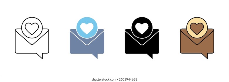 invitation concept line icon. Simple element illustration.
