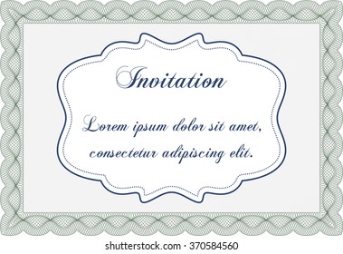 Invitation. Customizable, Easy to edit and change colors.Lovely design. Easy to print. 