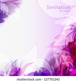 Invitation design