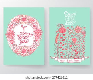 Invitation design template.