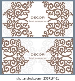 Invitation. East ornament. 
