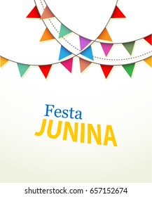 Invitation for Festa Junina vector illustration