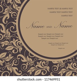  Invitation floral card
