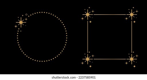 invitation frame on white background