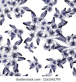 Invitation greeting card with floral background. Wedding invitation, thank you card, save the date cards.