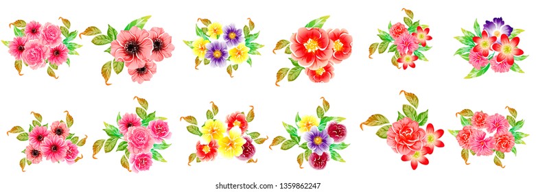 Invitation greeting card with floral background. Wedding invitation, thank you card, save the date cards.
