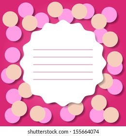 Invitation or Greeting Card Template