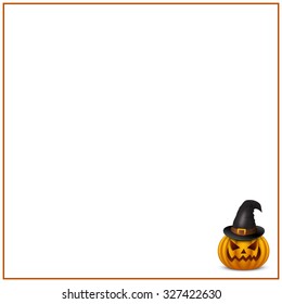 Invitation for Halloween with space for text.