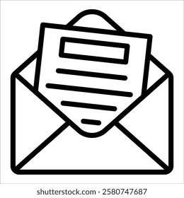 Invitation Icon Element For Design