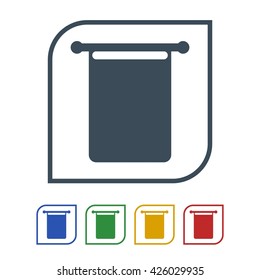 invitation icon isolated on white background. vector illustration icon