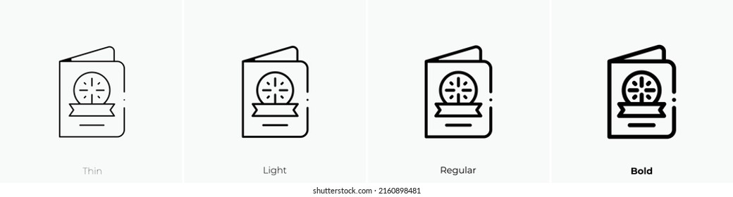 invitation icon. Linear style sign isolated on white background. Vector illustration.