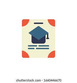 invitation icon. online learning icon. perfect for application, web, logo and presentation template. icon design flat style