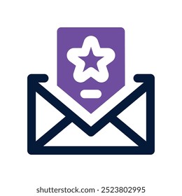 invitation icon. vector dual tone icon for your website, mobile, presentation, and logo design.