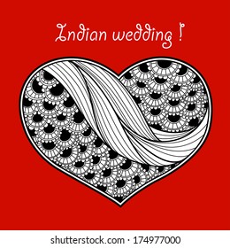 Invitation to Indian wedding