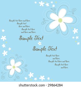 Invitation Panel for wedding, shower, baby event, special occasion