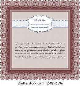 Invitation. With quality background. Customizable, Easy to edit and change colors.Beauty design. 