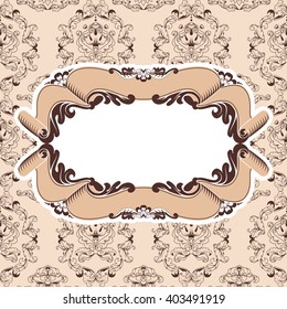 invitation and ribbon