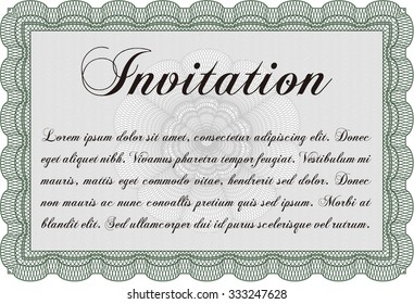 Invitation. Sophisticated design. Customizable, Easy to edit and change colors.Easy to print. 