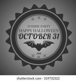 Invitation Sticker Halloween, Day logo