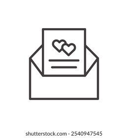 Icono de trazo de invitación en negro