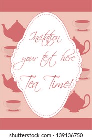 Invitation tea party