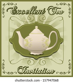 Invitation for tea party