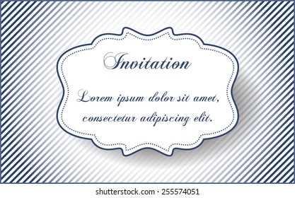 Invitation template