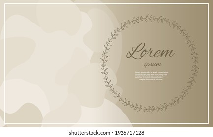 Invitation template for the event.