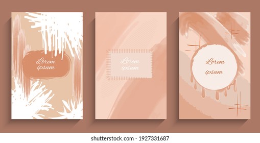 Invitation template for the event. With the use of watercolor spots.
