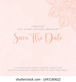 Invitation template for weddings - vector design