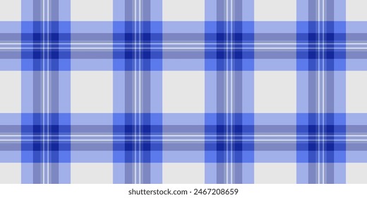 Invitation texture tartan textile, coloured fabric seamless background. Celebrate pattern vector plaid check in blue and pastel color.