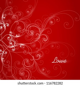 Invitation / Valentine's day. Abstract vector hearts. Gift card